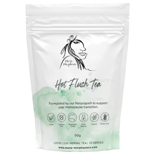 Hot Flush Tea - Meno-Morphosis Co The Meno-Morphosis Naturopath Herbal Tea