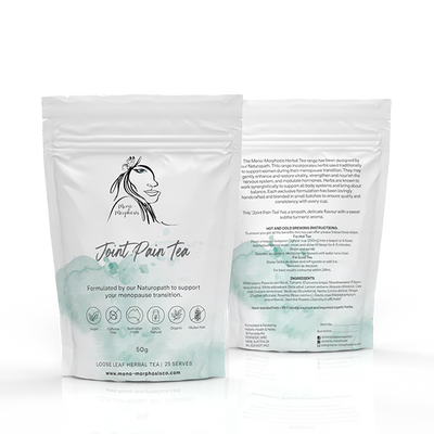 Joint Pain Tea - Meno-Morphosis Co The Meno-Morphosis Naturopath Herbal Tea