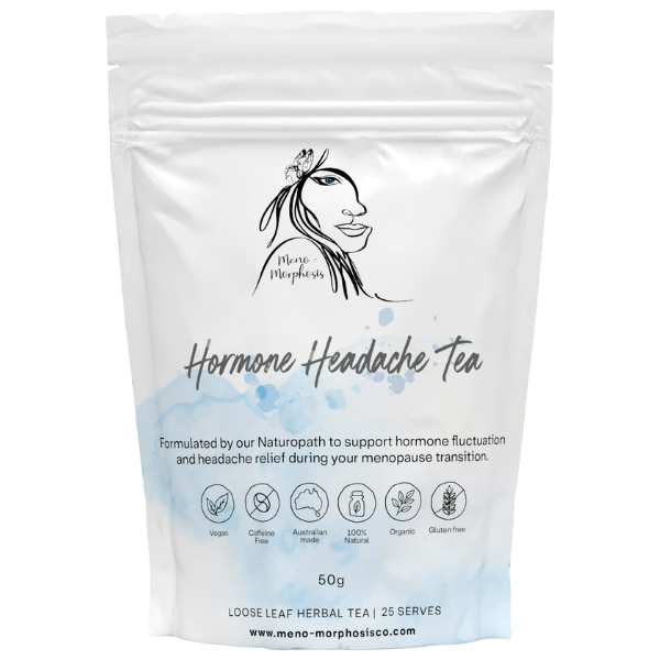 Hormone Headache Tea - Meno-Morphosis Co The Meno-Morphosis Naturopath Herbal Tea