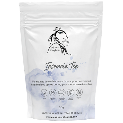 Insomnia Tea - Meno-Morphosis Co The Meno-Morphosis Naturopath Herbal Tea