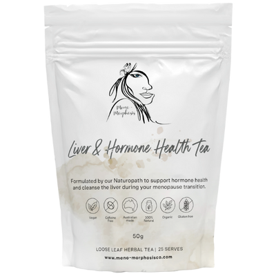 Liver & Hormone Health Tea - Meno-Morphosis Co The Meno-Morphosis Naturopath Herbal Tea