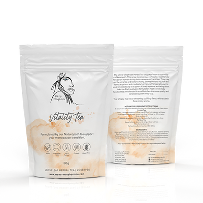 Vitality Tea - Meno-Morphosis Co The Meno-Morphosis Naturopath Herbal Tea